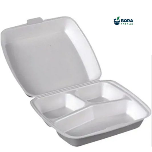 MOD 23/A KÖPÜK TABAK 3 BÖLMELİ KAPAKLI 100 ADET