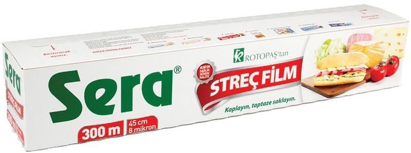 SERA WRAP 45*300 M 8 MİCRON STREÇ FİLM